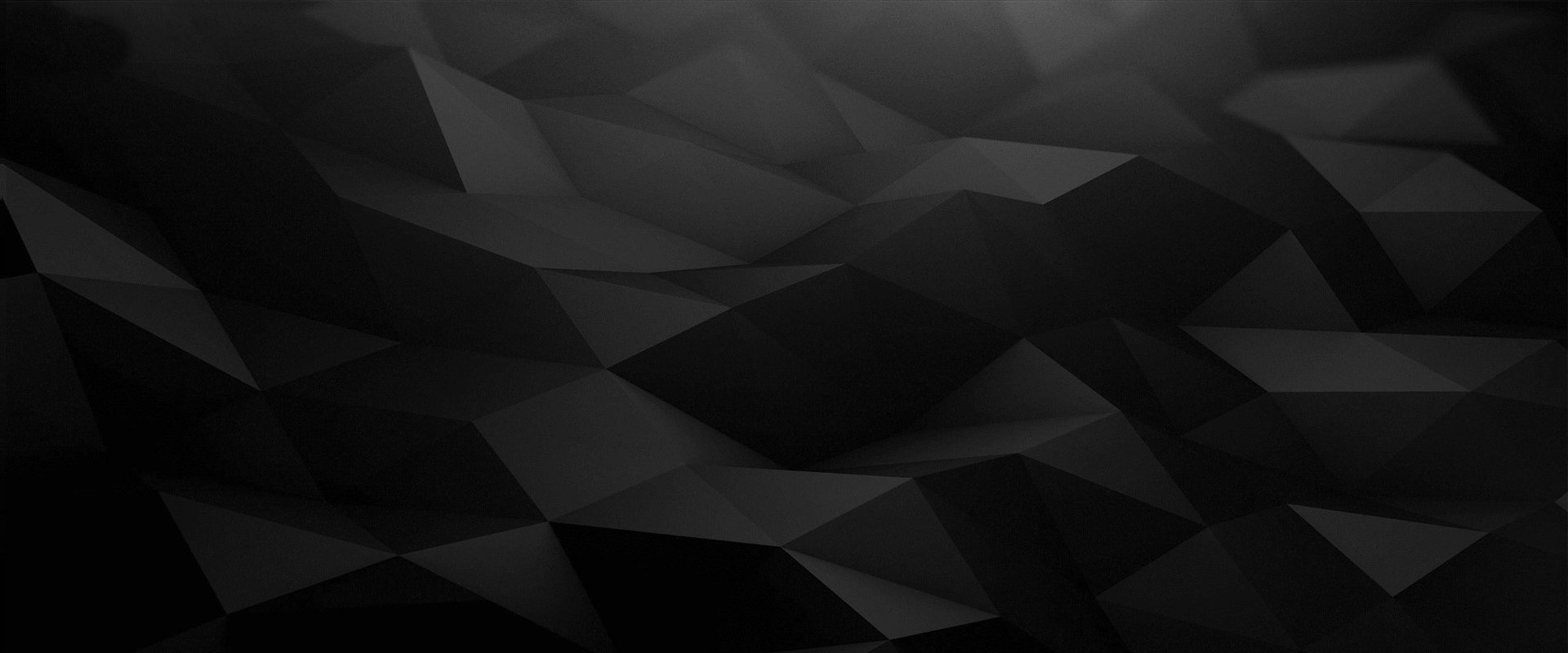 black background with polygon effects